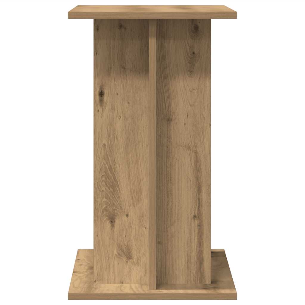 vidaXL Aquarium Stand Artisan Oak 80x35x60 cm Engineered Wood 5