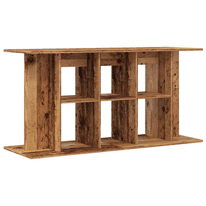 vidaXL Aquarium Stand Old Wood 120x40x60 cm Engineered Wood 2
