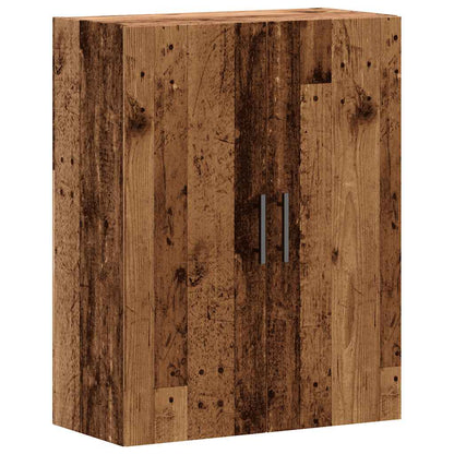 vidaXL Wall Mounted Cabinet Old Wood 69.5x34x90 cm 2