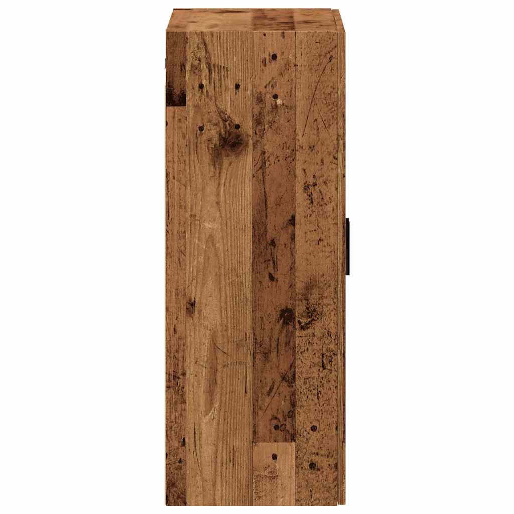 vidaXL Wall Mounted Cabinet Old Wood 69.5x34x90 cm 5