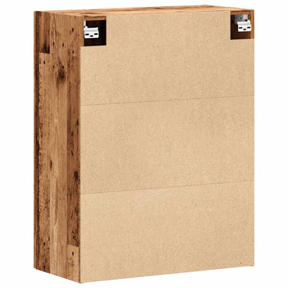 vidaXL Wall Mounted Cabinet Old Wood 69.5x34x90 cm 6