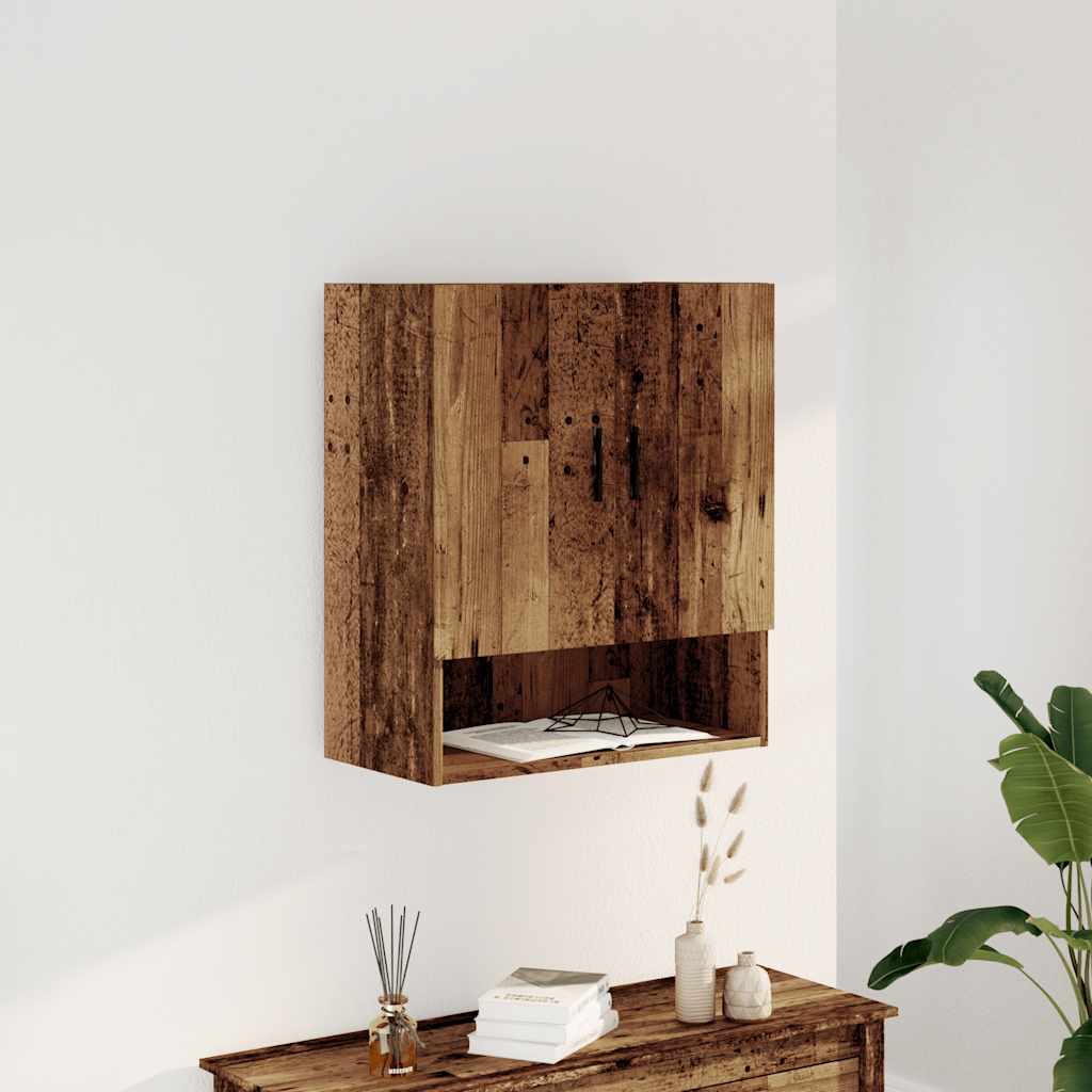 vidaXL Wall Cabinet Old Wood 60x31x70 cm Engineered Wood 3