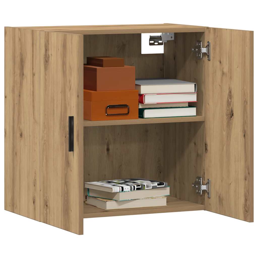vidaXL Wall Cabinet Artisan Oak 60x31x60 cm Engineered Wood 3