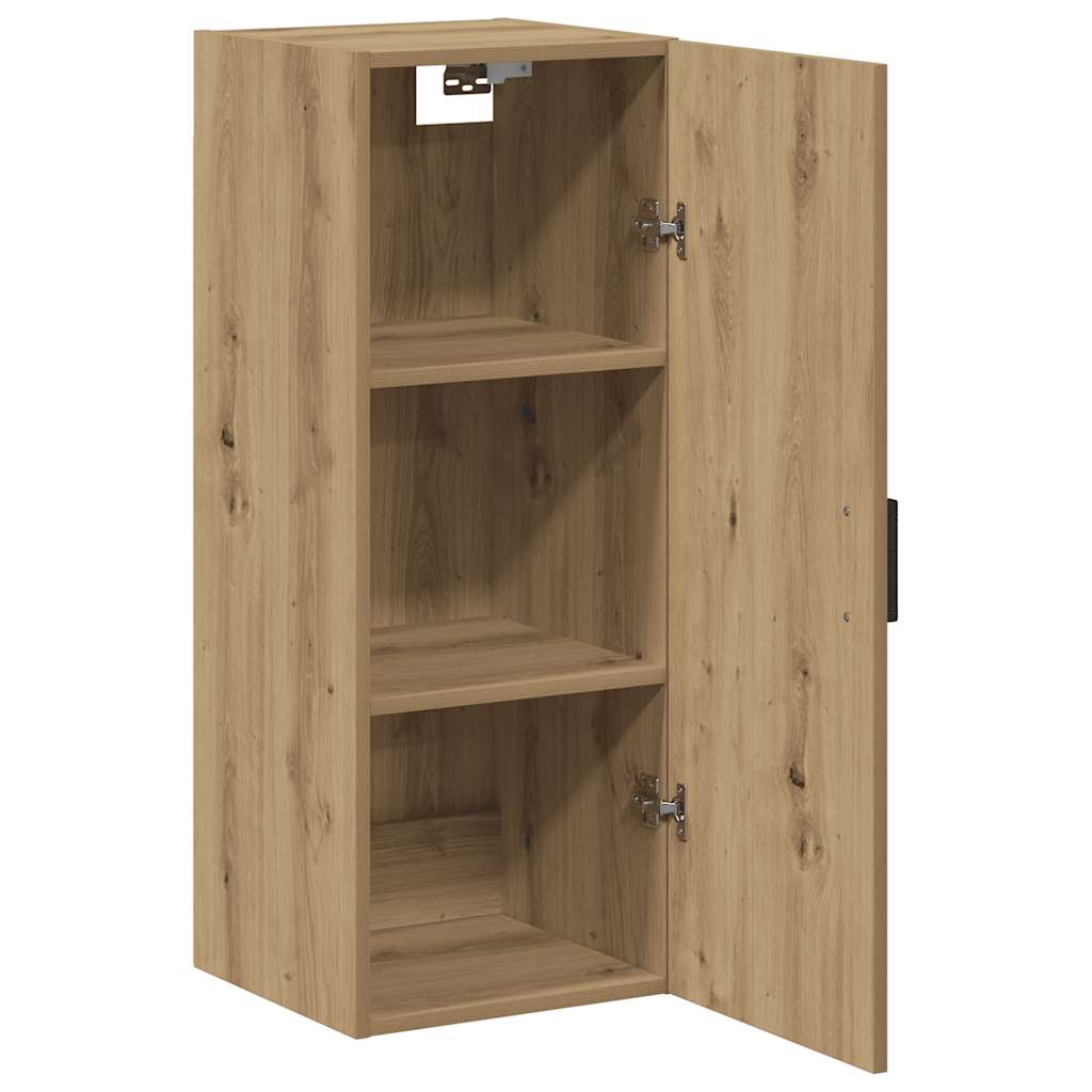 vidaXL Wall Mounted Cabinet Artisian Oak 34.5x34x90 cm Engineered Wood 4