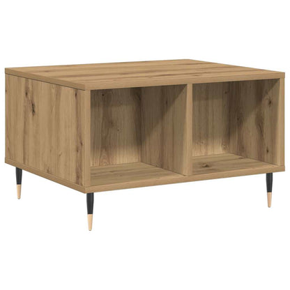 vidaXL Coffee Table Artisan Oak 60x50x36.5 cm Engineered Wood 2