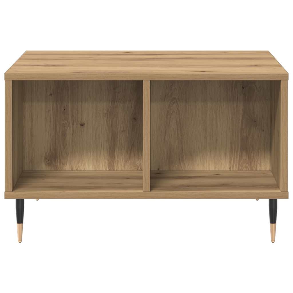 vidaXL Coffee Table Artisan Oak 60x50x36.5 cm Engineered Wood 4