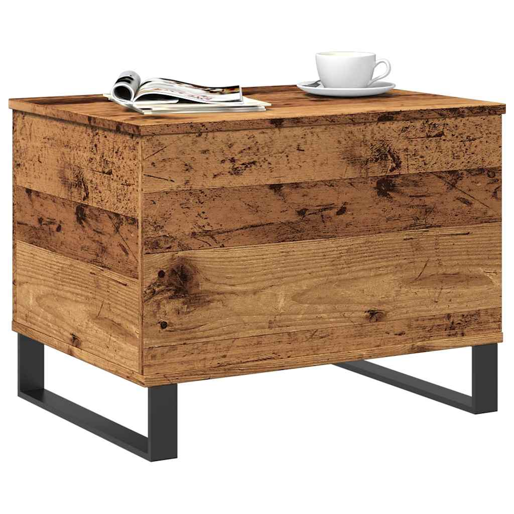 vidaXL Coffee Table Old Wood 60x44.5x45 cm Engineered Wood 3