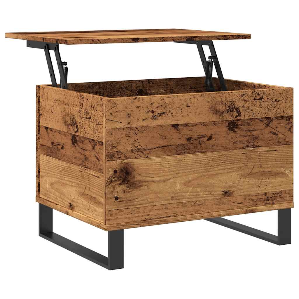 vidaXL Coffee Table Old Wood 60x44.5x45 cm Engineered Wood 5