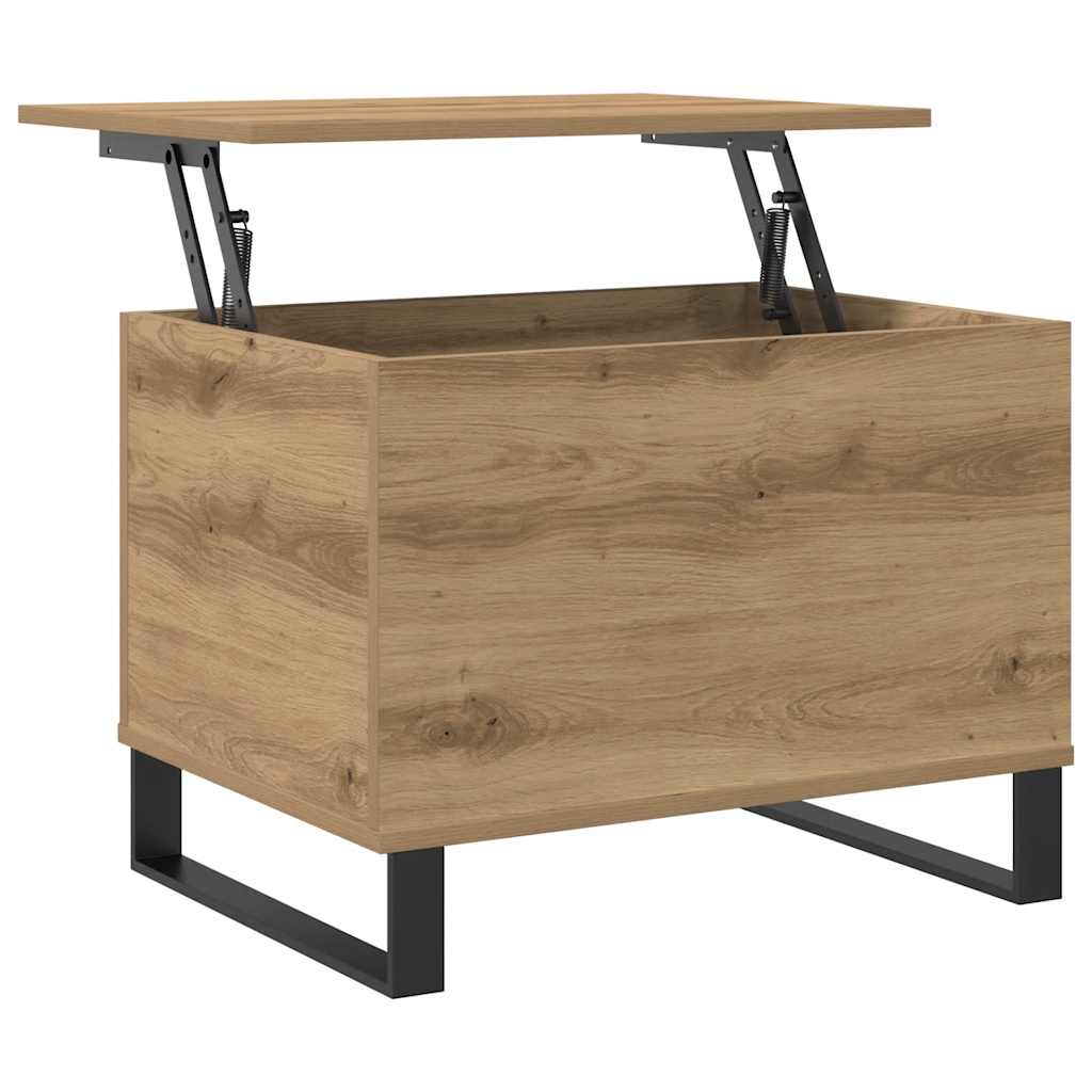 vidaXL Coffee Table Artisan Oak 60x44.5x45 cm Engineered Wood 4