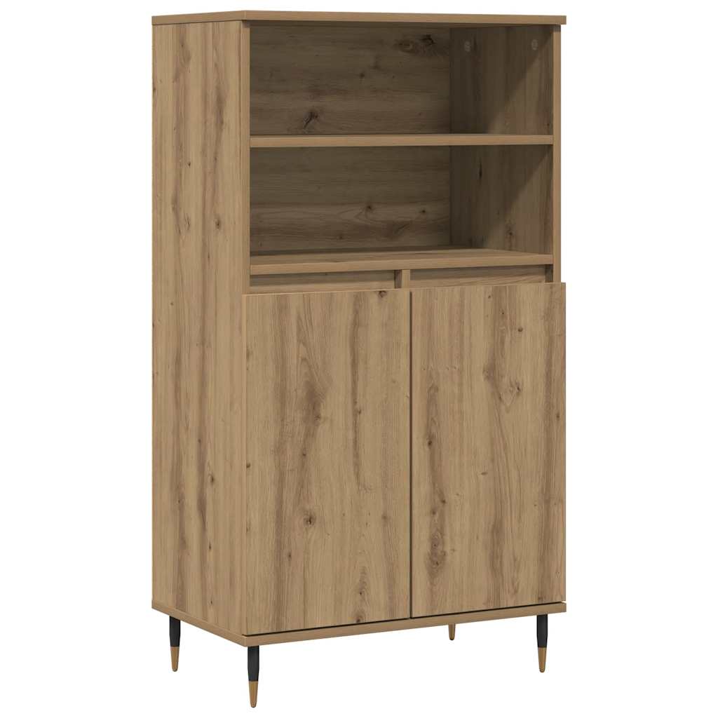 vidaXL Highboard Artisian Oak 60x36x110 cm Engineered Wood 2