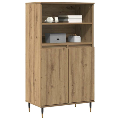 vidaXL Highboard Artisian Oak 60x36x110 cm Engineered Wood 3