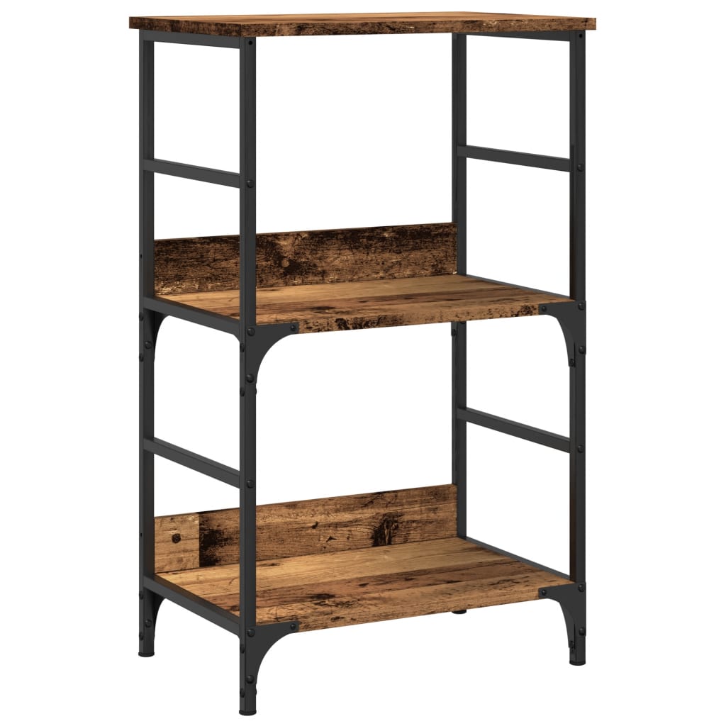 vidaXL Book Cabinet Old Wood 50x33x82 cm Engineered Wood 2