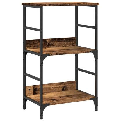vidaXL Book Cabinet Old Wood 50x33x82 cm Engineered Wood 2