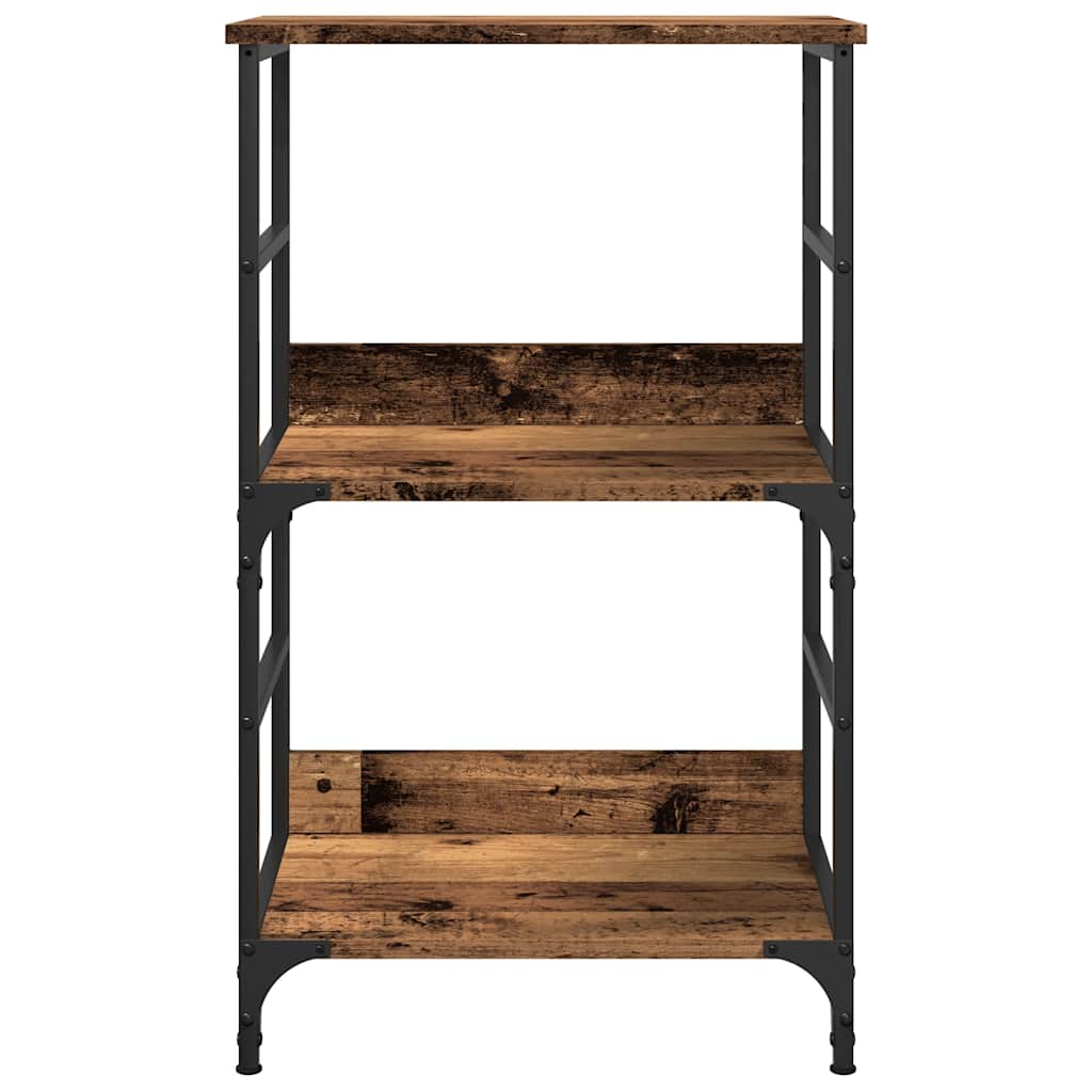 vidaXL Book Cabinet Old Wood 50x33x82 cm Engineered Wood 4
