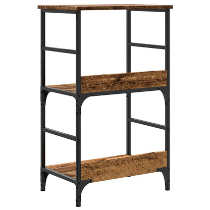 vidaXL Book Cabinet Old Wood 50x33x82 cm Engineered Wood 6