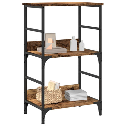 vidaXL Book Cabinet Old Wood 50x33x82 cm Engineered Wood 1