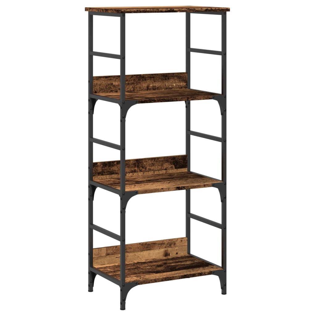 vidaXL Book Cabinet Old Wood 50x33x117.5 cm Engineered Wood 2