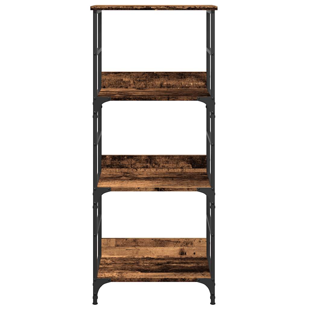 vidaXL Book Cabinet Old Wood 50x33x117.5 cm Engineered Wood 4