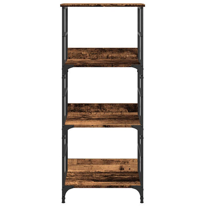 vidaXL Book Cabinet Old Wood 50x33x117.5 cm Engineered Wood 4