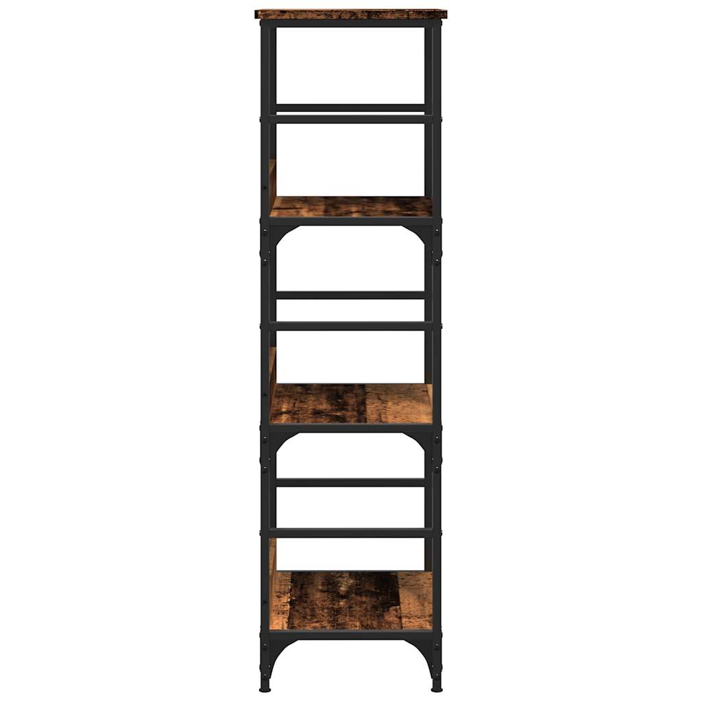vidaXL Book Cabinet Old Wood 50x33x117.5 cm Engineered Wood 5