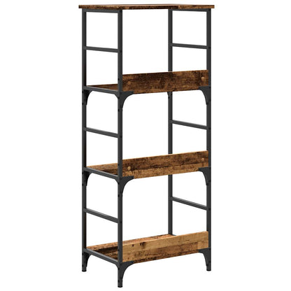 vidaXL Book Cabinet Old Wood 50x33x117.5 cm Engineered Wood 6