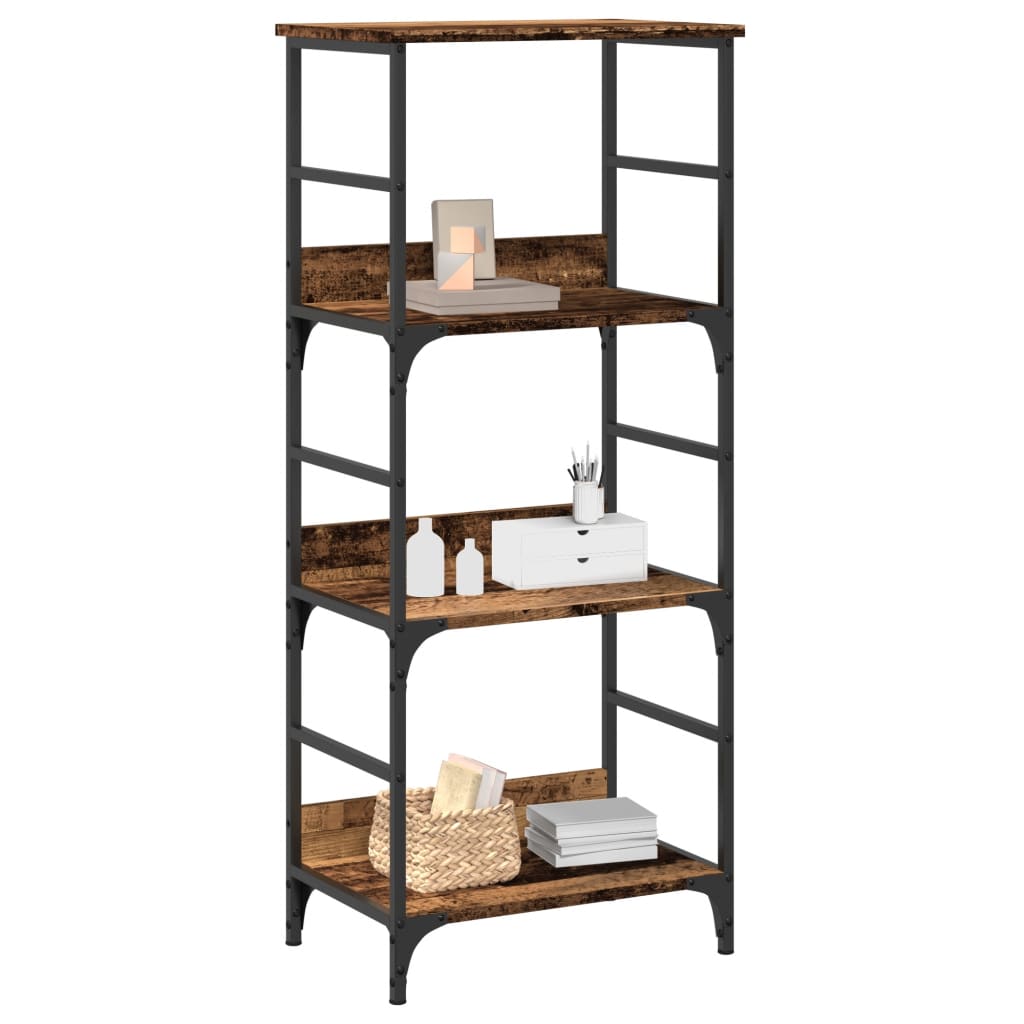 vidaXL Book Cabinet Old Wood 50x33x117.5 cm Engineered Wood 1