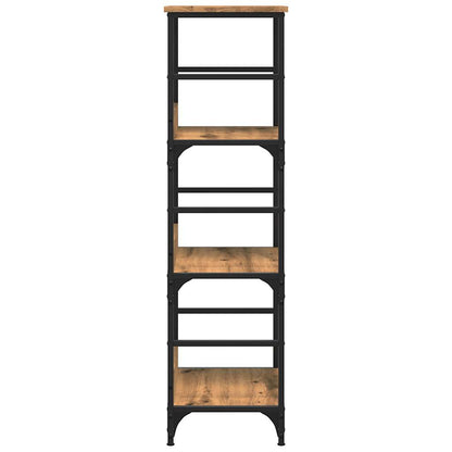 vidaXL Book Cabinet Artisan Oak 50x33x117.5 cm Engineered Wood 5