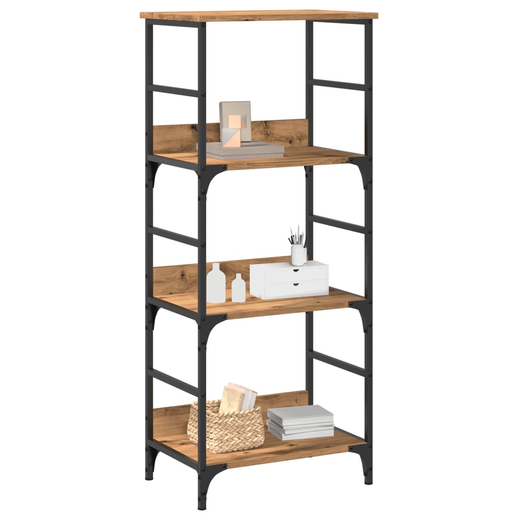 vidaXL Book Cabinet Artisan Oak 50x33x117.5 cm Engineered Wood 1