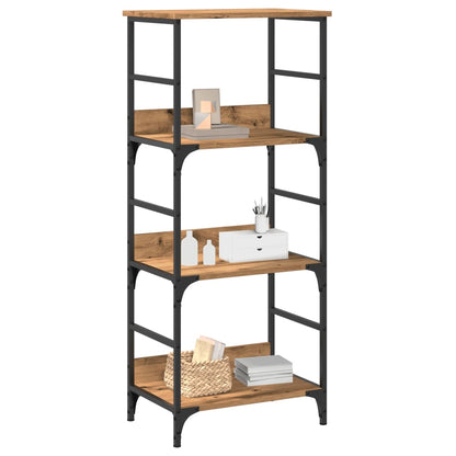 vidaXL Book Cabinet Artisan Oak 50x33x117.5 cm Engineered Wood 1