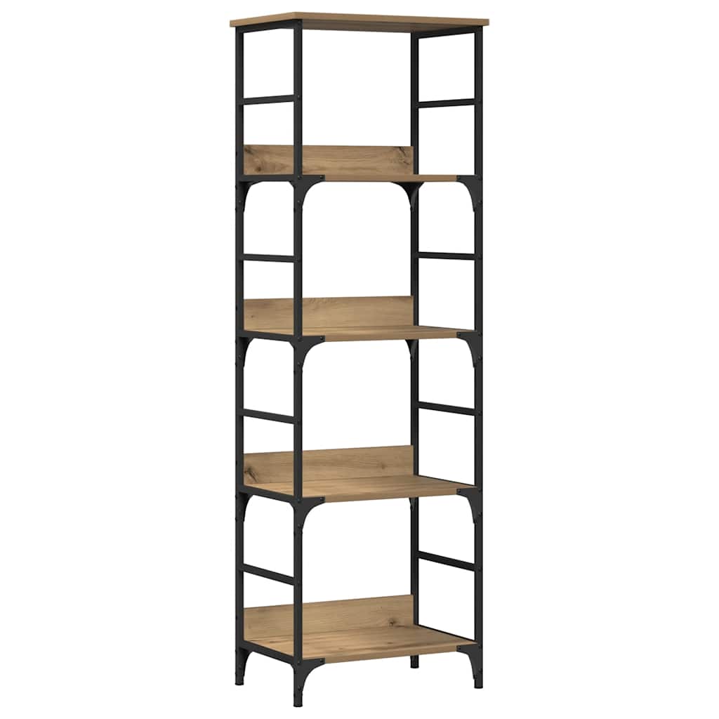 Bookshelf 50x33x153 cm Engineered Wood Height 153 cm Artisan oak