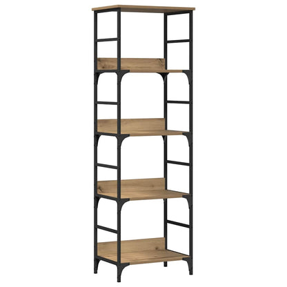 Bookshelf 50x33x153 cm Engineered Wood Height 153 cm Artisan oak
