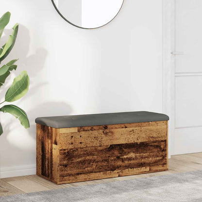 vidaXL Storage Bench Engineered Wood