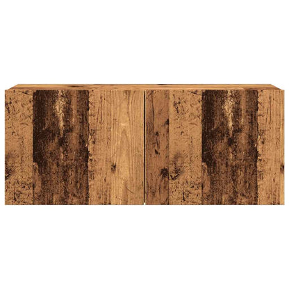 vidaXL TV Cabinet Wall-mounted Old Wood 100x30x41 cm 5