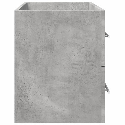 vidaXL Sink Cabinet Concrete Grey 80x38.5x48 cm Engineered Wood 6