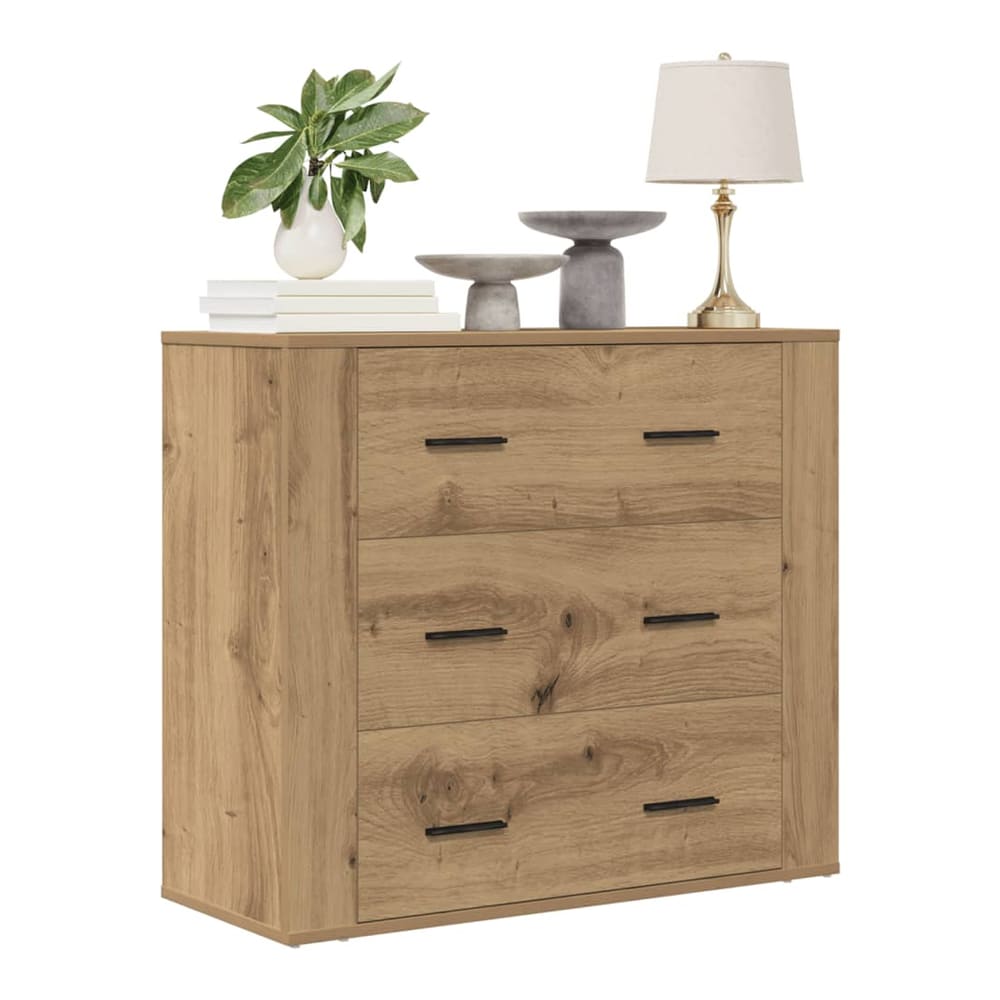 Sideboard 80x33x70 cm Engineered Wood Artisan oak