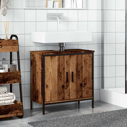 vidaXL Sink Cabinet Old Wood 60x30x60 cm Engineered Wood 3