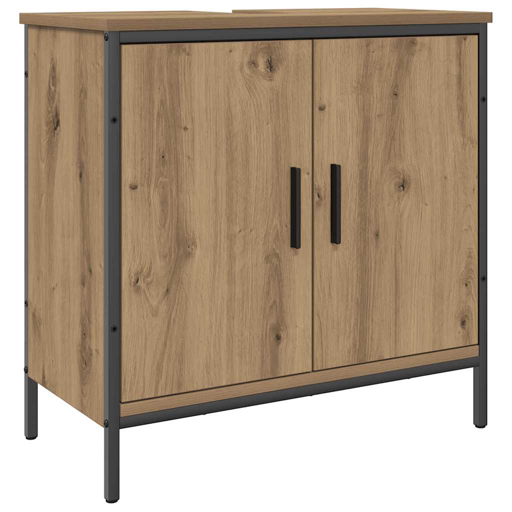 vidaXL Sink Cabinet Artisan Oak 60x30x60 cm Engineered Wood 2