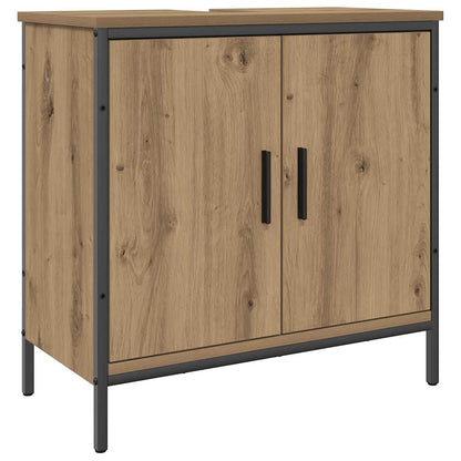 vidaXL Sink Cabinet Artisan Oak 60x30x60 cm Engineered Wood 2