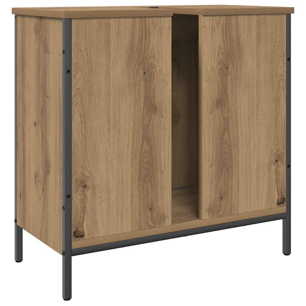 vidaXL Sink Cabinet Artisan Oak 60x30x60 cm Engineered Wood 5