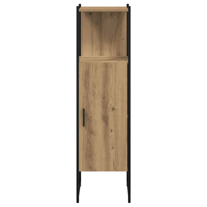 vidaXL Bathroom Cabinet Artisan Oak 33x33x120.5 cm Engineered Wood 5