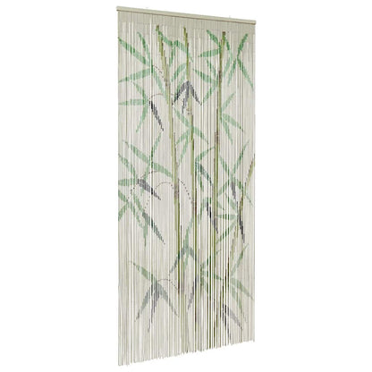 vidaXL Insect Door Curtain Bamboo Print 100x200 cm Bamboo 1