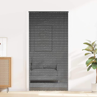 vidaXL Insect Door Curtain Dark Grey 90x220 cm Bamboo 2