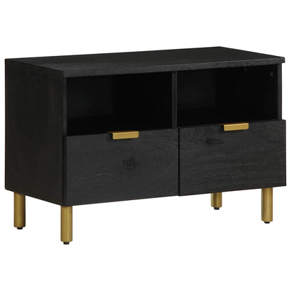 vidaXL TV Cabinet Black 70x33x46 cm Engineered Wood 1