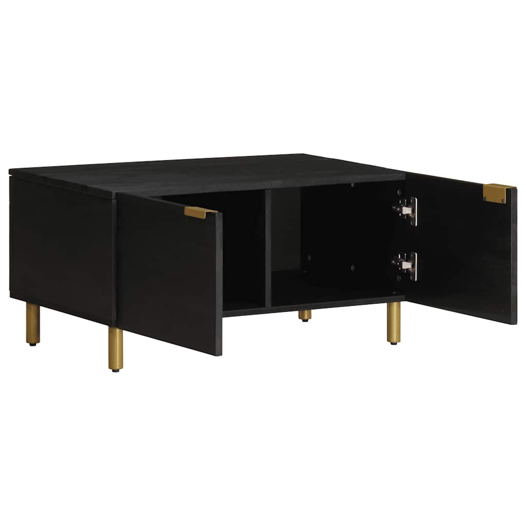 vidaXL Coffee Table Black 80x50x40 cm Engineered Wood 2