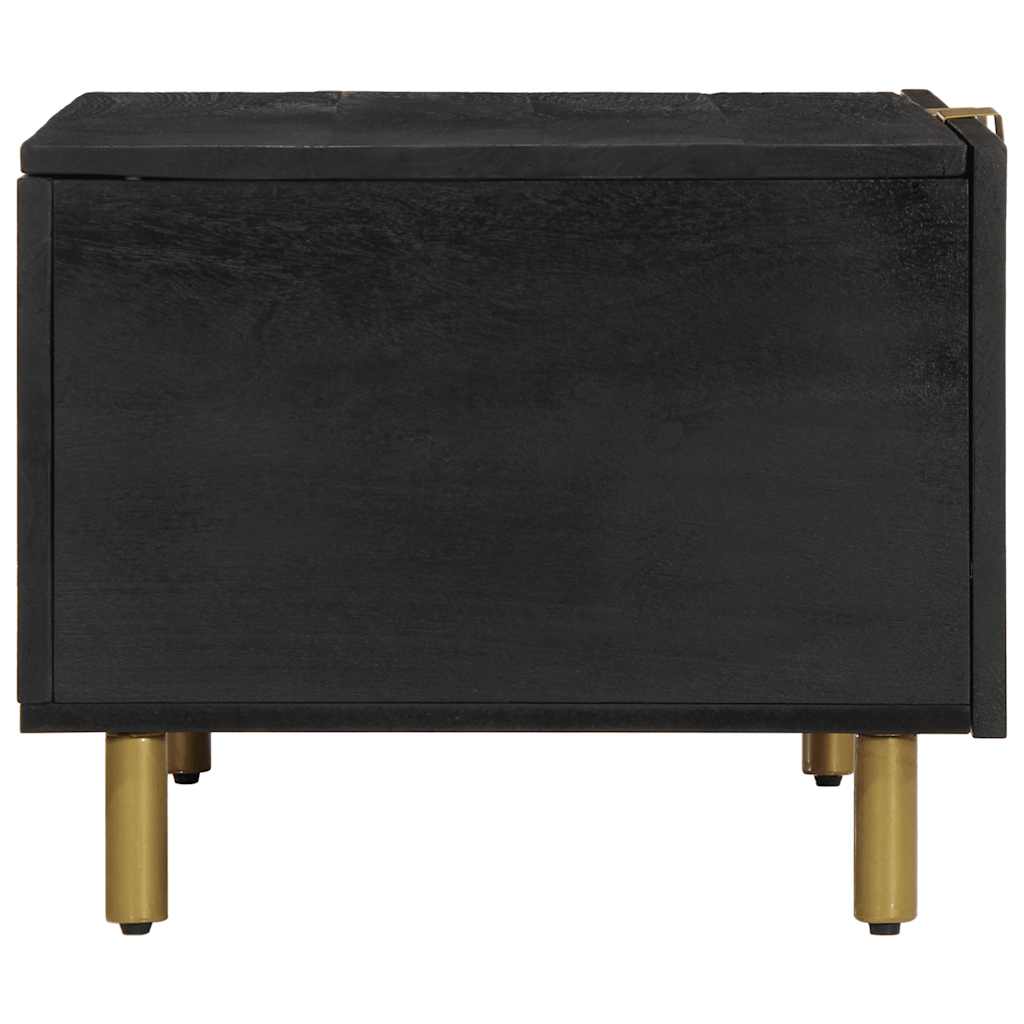 vidaXL Coffee Table Black 80x50x40 cm Engineered Wood 5