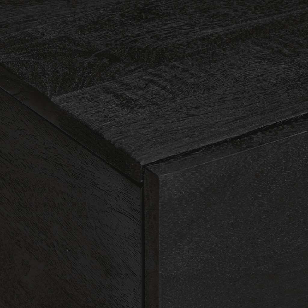 vidaXL Coffee Table Black 80x50x40 cm Engineered Wood 6