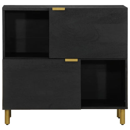 vidaXL Sideboard Black 80x33x75 cm Engineered Wood 3