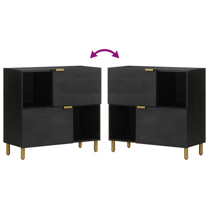 vidaXL Sideboard Black 80x33x75 cm Engineered Wood 6