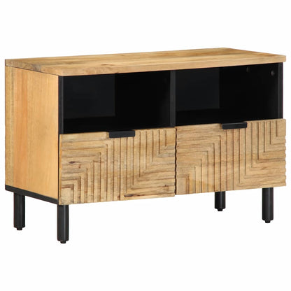 vidaXL TV Cabinet Brown 70x33x46 cm Solid Wood Mango 1
