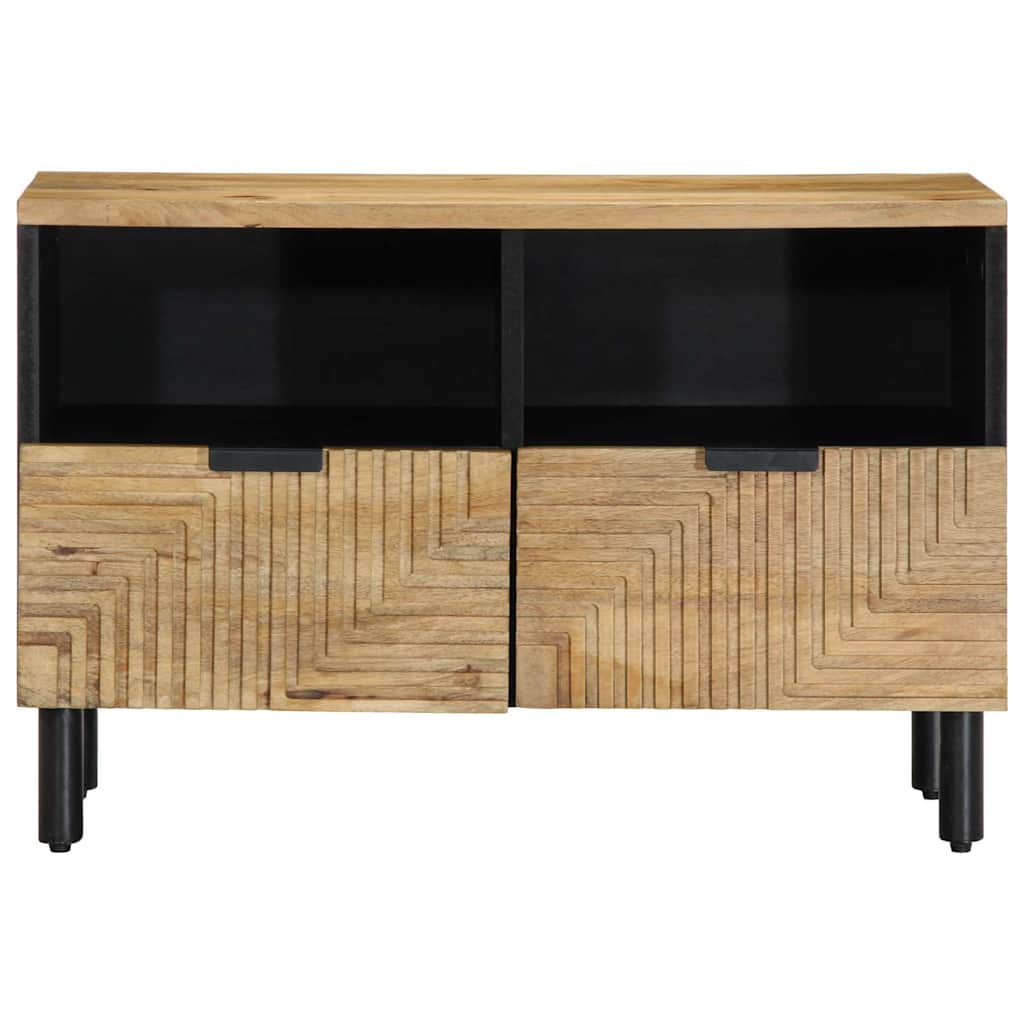 vidaXL TV Cabinet Brown 70x33x46 cm Solid Wood Mango 2